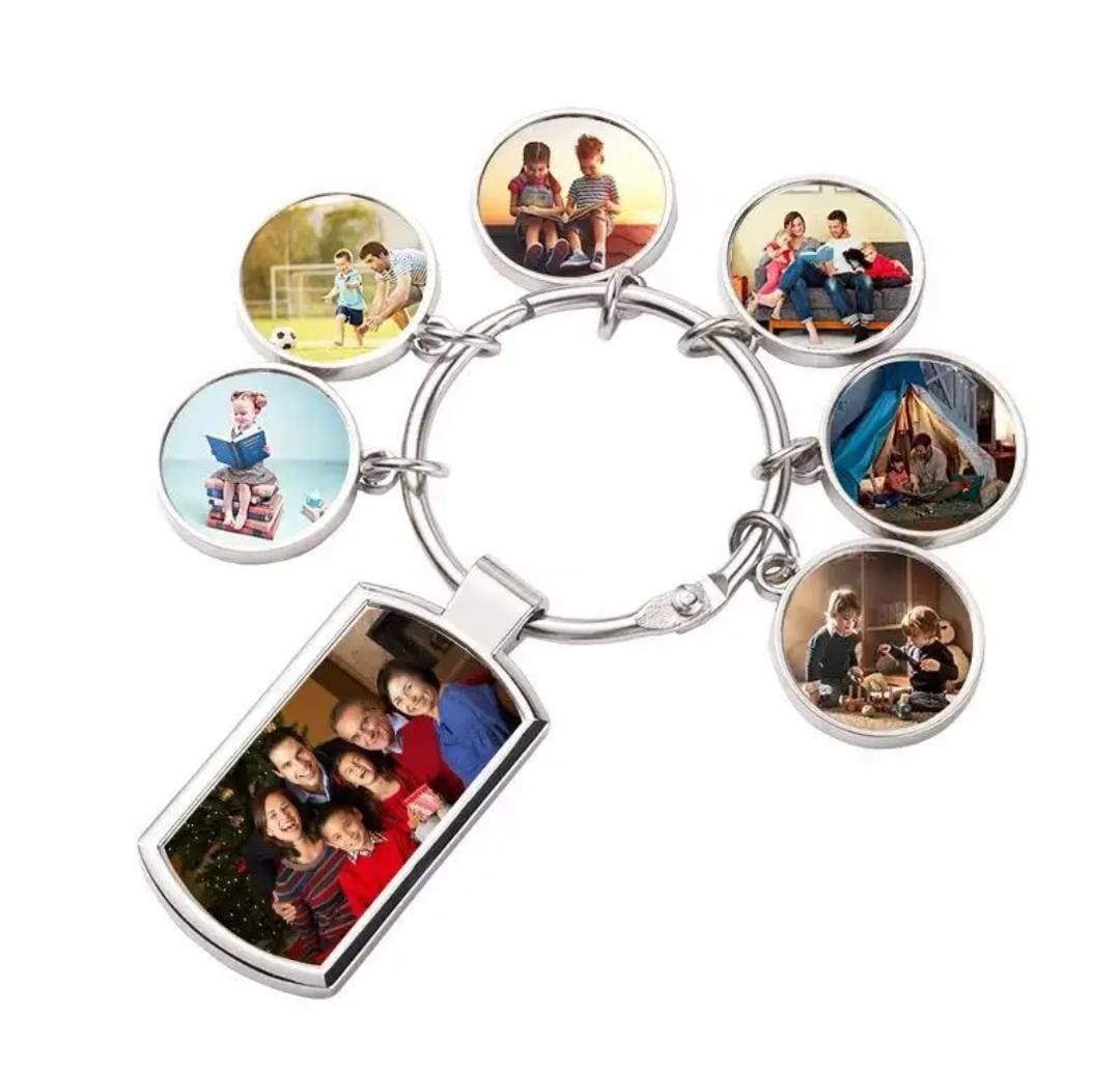 Llavero 7 Dije Personalizado