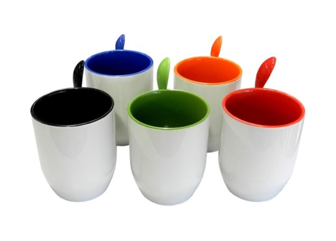Taza con Cuchara Personalizada